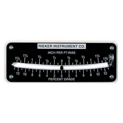 5012P Gradiometer -Rieker Manual “Ball-in-Tube” Inclinometers